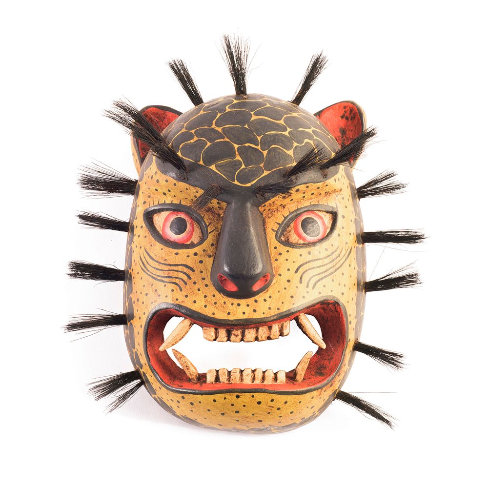 Decorative objects - Wooden Handcarved Jaguar Mask by La Casa Cotzal - NEST