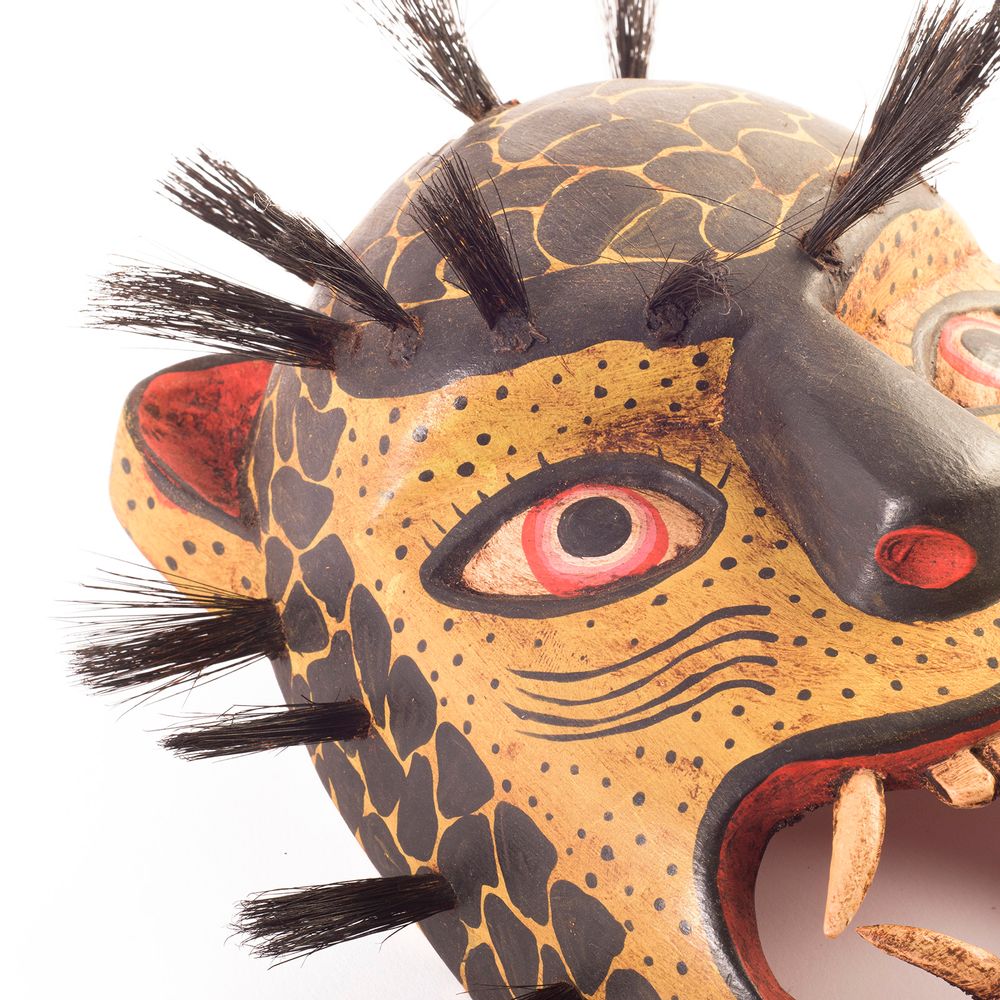 Decorative objects - Wooden Handcarved Jaguar Mask by La Casa Cotzal - NEST