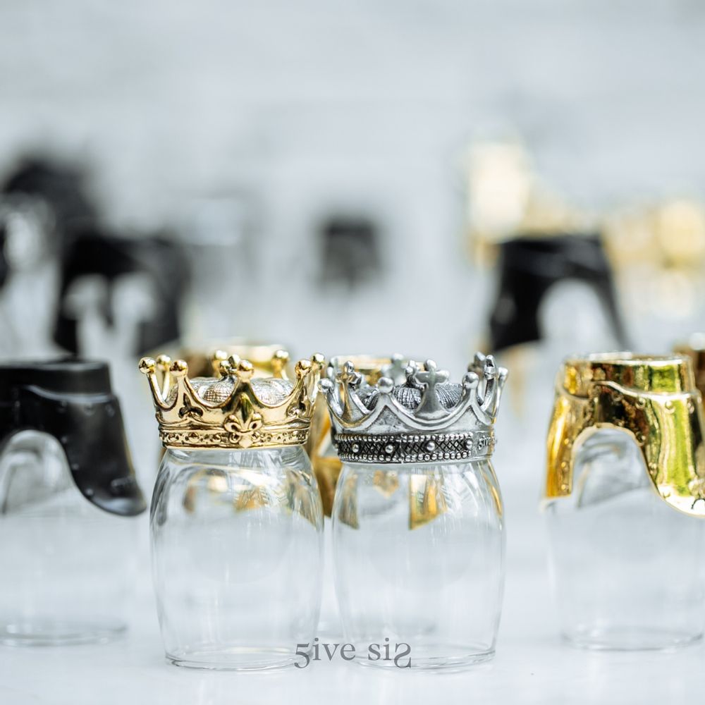 Objets de décoration - Verre à tir Queen, collection d'échecs - 5IVE SIS