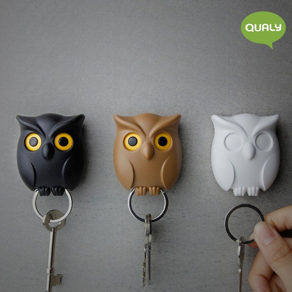 Range-tout - Hibou de nuit : collection porte-clés - QUALY DESIGN OFFICIAL