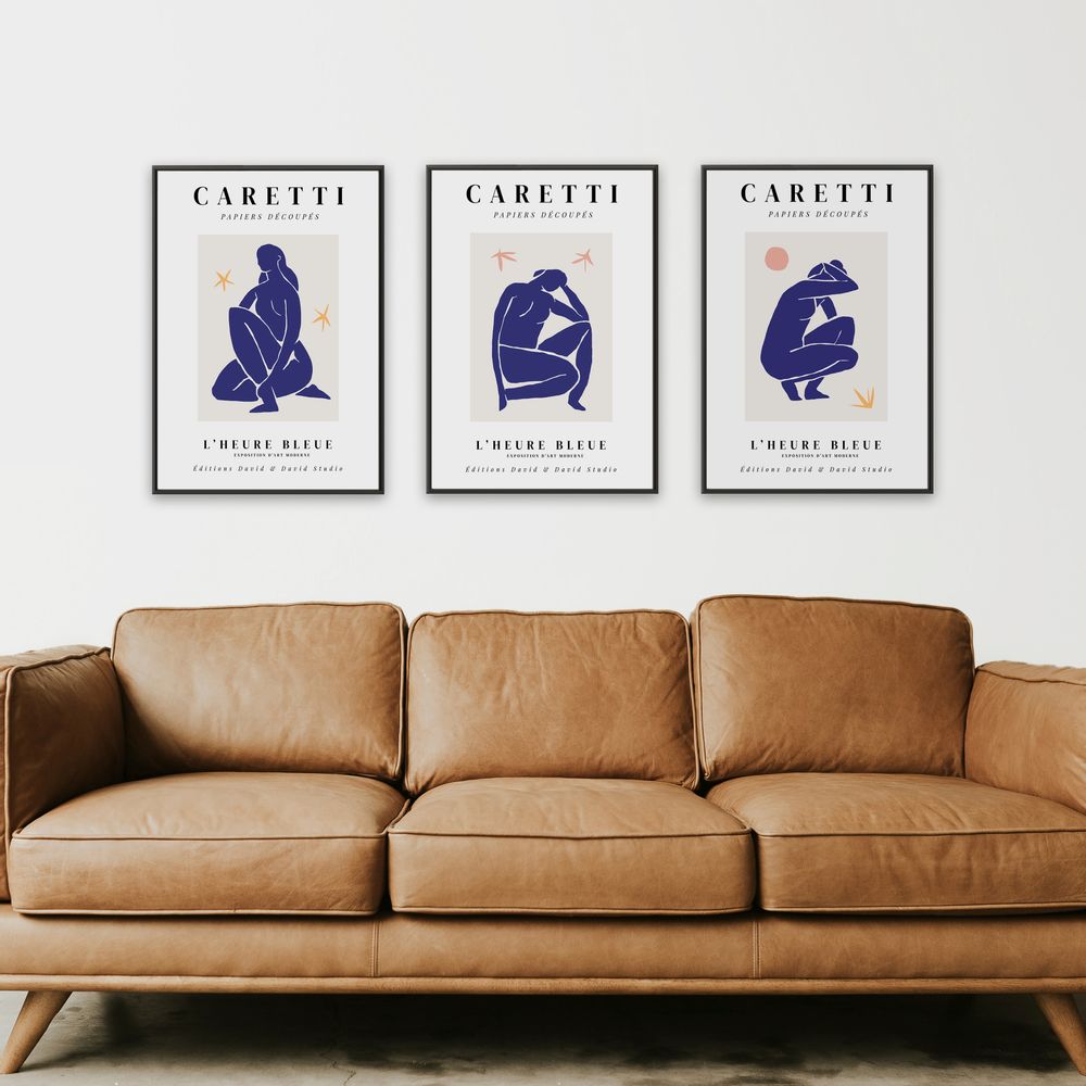 Affiches - L'HEURE BLEUE. - DAVID & DAVID STUDIO