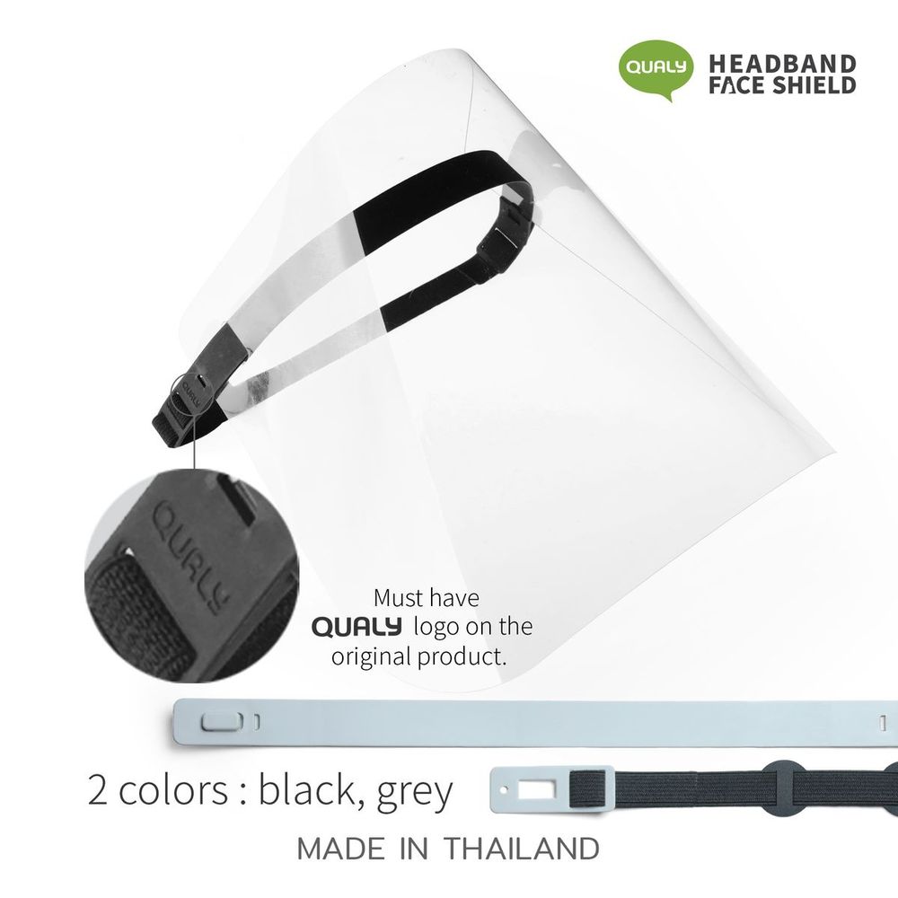 Accessoires cheveux - Visière Visage : Protection anti-coronavirus Covid-19 Series 2 - QUALY DESIGN OFFICIAL