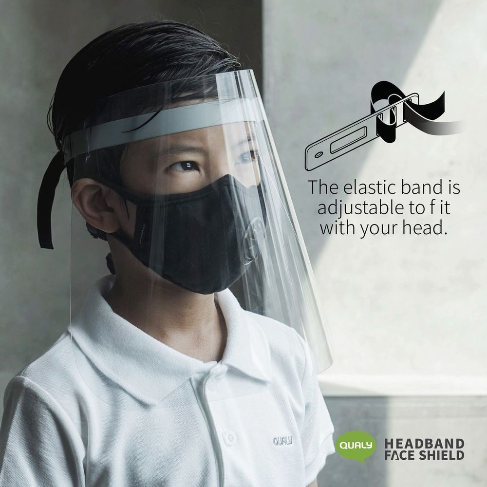 Accessoires cheveux - Visière Visage : Protection anti-coronavirus Covid-19 Series 2 - QUALY DESIGN OFFICIAL