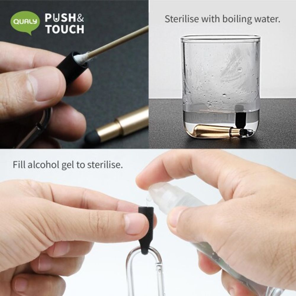Accessoires de voyage - Push&Touch| Protection contre le virus Corona de la série Covid - QUALY DESIGN OFFICIAL