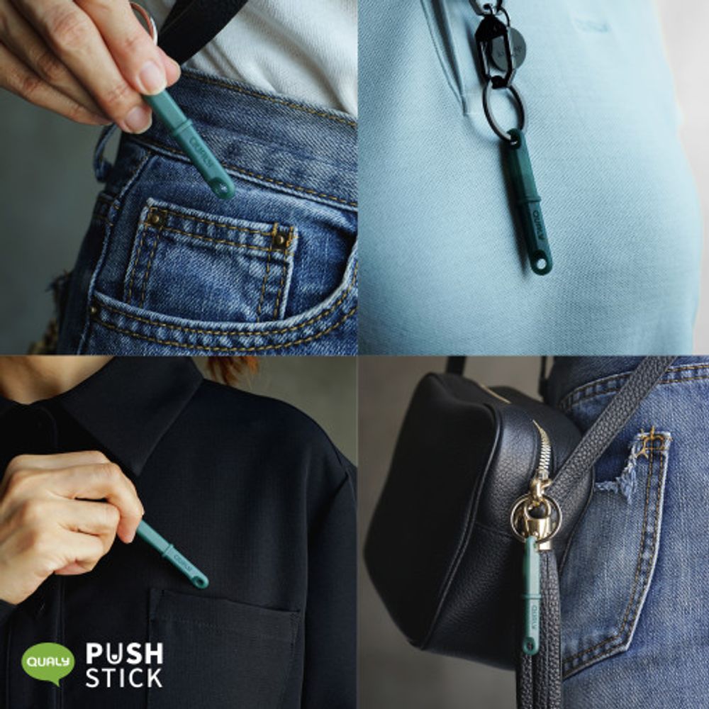 Accessoires de voyage - Poussoir Stick | Équipement de protection contre les virus Corona série Anti-Covid - QUALY DESIGN OFFICIAL