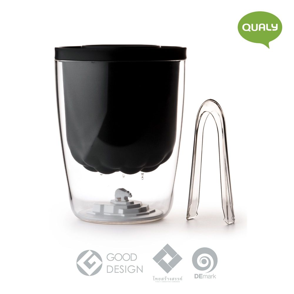 Office furniture and storage - Polar Ice Bucket : Iceberg Kitchen Collection Container  Party Drinks Polar Bear - QUALY DESIGN OFFICIAL