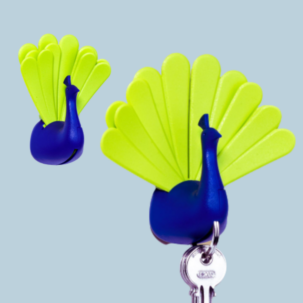 Objets de décoration - Porte-clés Paon : Collection Porte-clés - QUALY DESIGN OFFICIAL