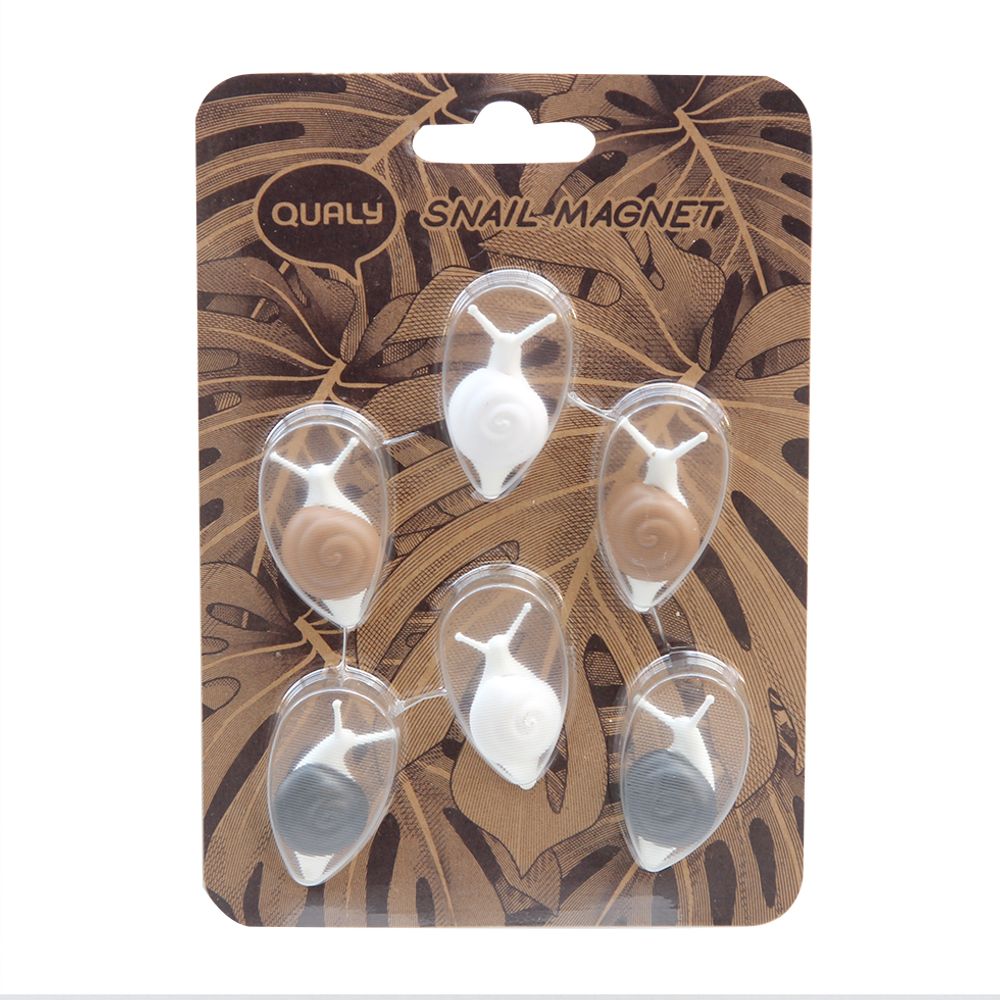 Stationery - Mini Sparrow and Snail Magnet : Stationery Collection Organizer Note paper Decorate Home - QUALY DESIGN OFFICIAL