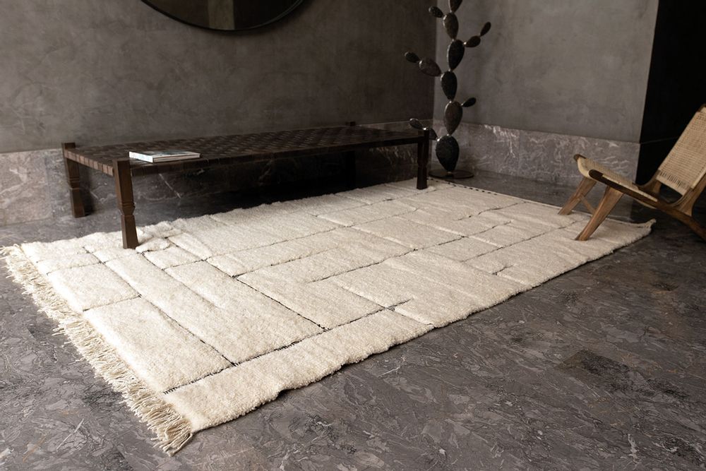 Autres tapis - Tapis shaggy NOMAD Beige - AFK LIVING DESIGNER RUGS