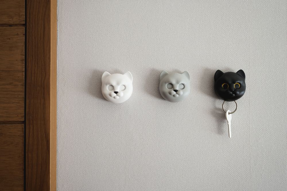 Stationery - Neko Keyring : Key Ring Collection Decorate Home Organizer - QUALY DESIGN OFFICIAL