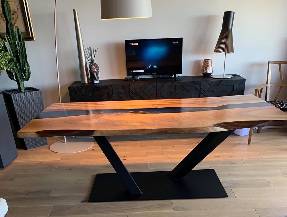 Dining Tables - Table - The inspiration of a blue from the Cévennes - JIMMY ARTWOOD