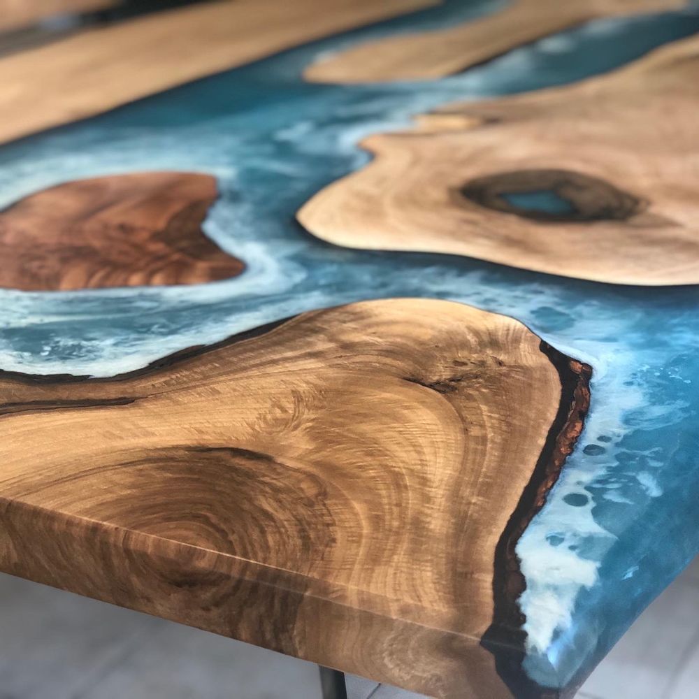 Tables Salle à Manger - Table - Destination Vacance inspiré des plus beaux fonds Marin - JIMMY ARTWOOD