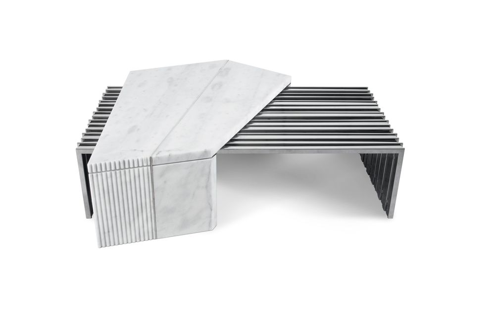 Lawn tables - MAYER OUTDOOR CENTER TABLE - LUXXU