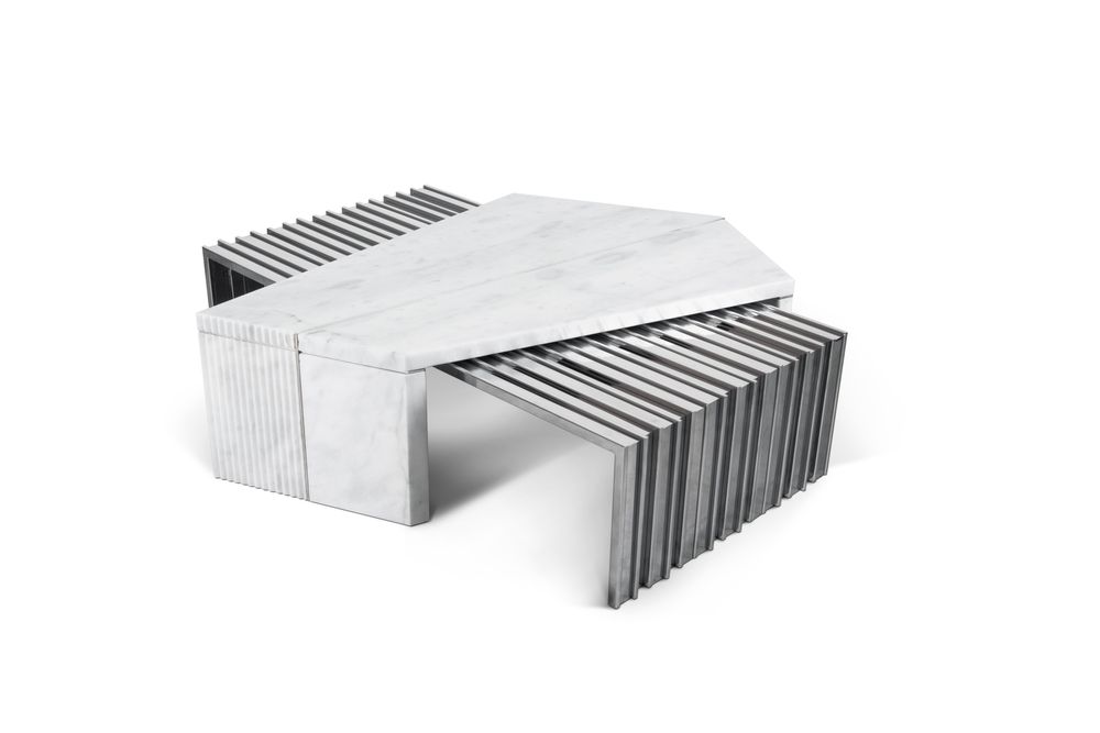 Lawn tables - MAYER OUTDOOR CENTER TABLE - LUXXU