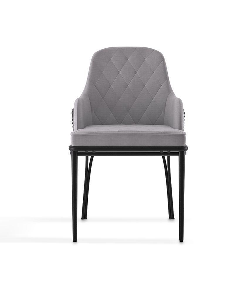 Chaises de jardin - CHAISE DE SALLE À MANGER GRIS CHARLA - LUXXU