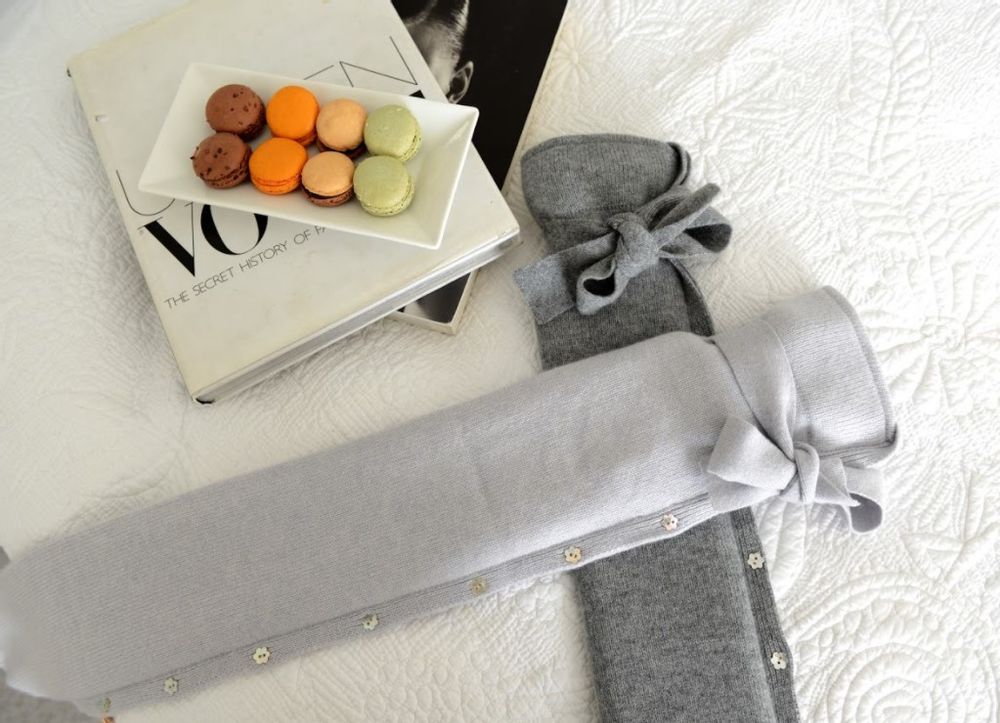 Couettes et oreillers - YuYu Bouteille - 100% Cachemire (Classique) - Gris clair - YUYU BOTTLE