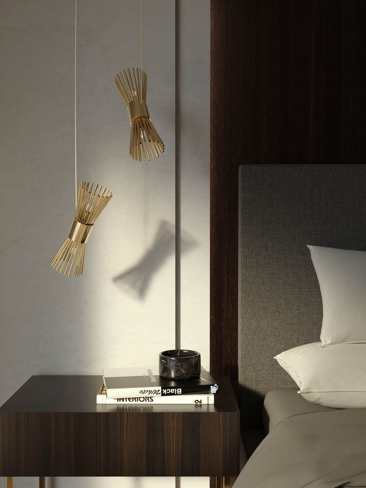 Chambres d'hôtels - Pendentif Halo - CASTRO LIGHTING
