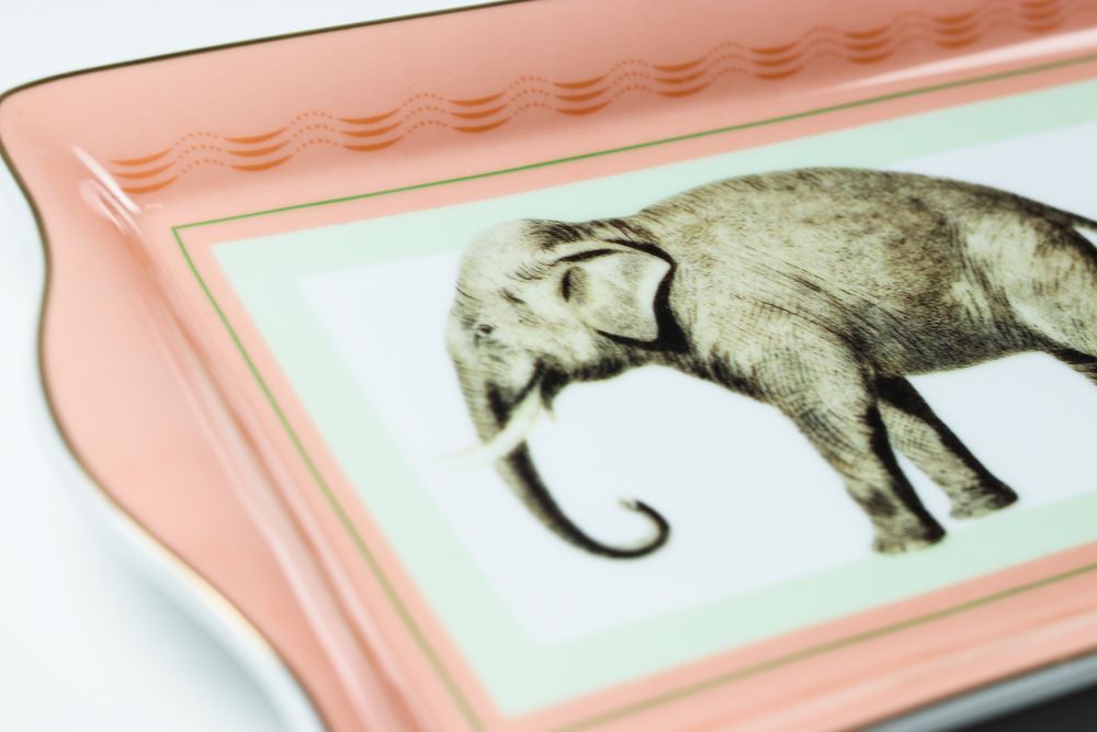 Platter and bowls - Cake Dish 34 cm Elephant - YVONNE ELLEN