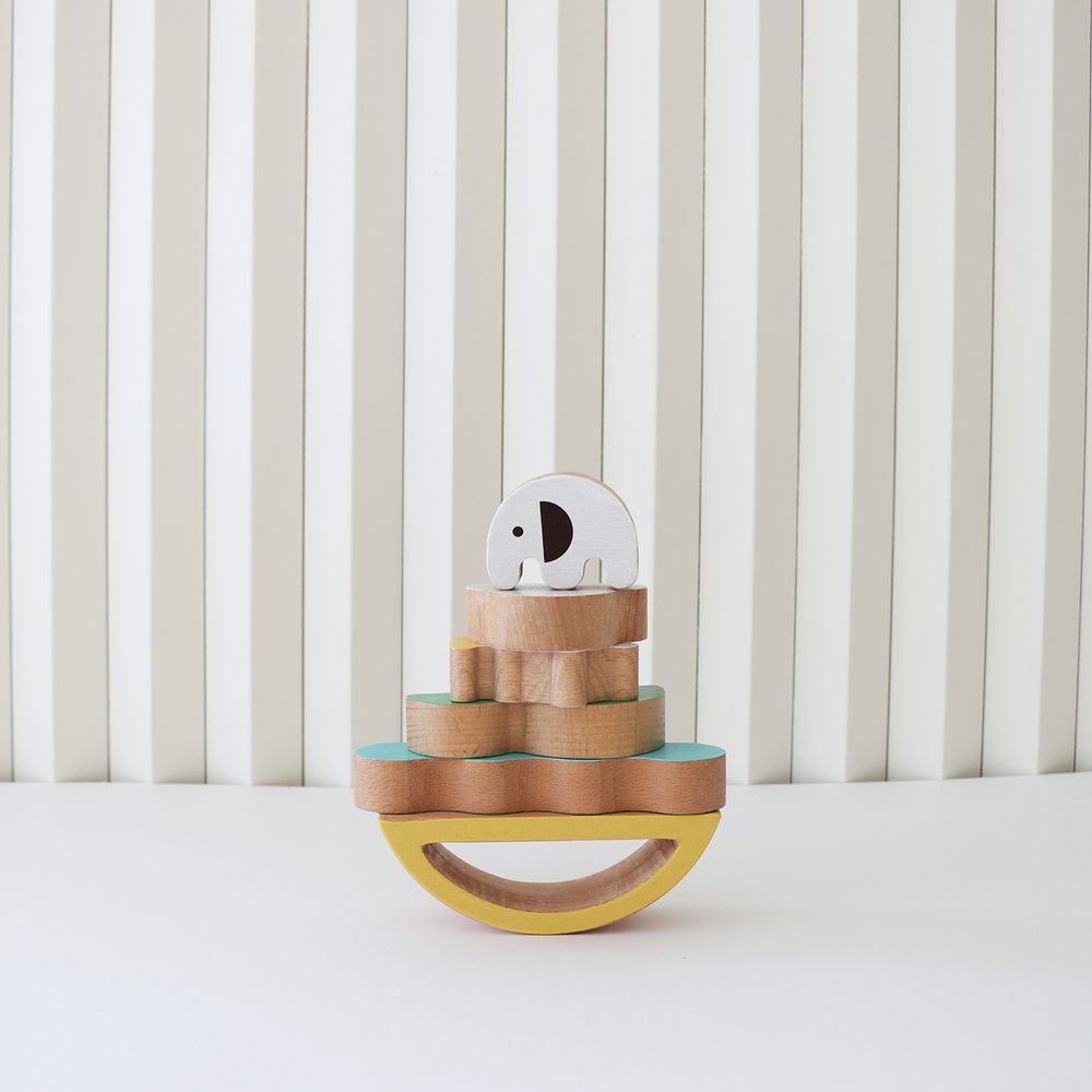 Objets design - MY BLOCKS (jouets en bois) - ROUND GROUND