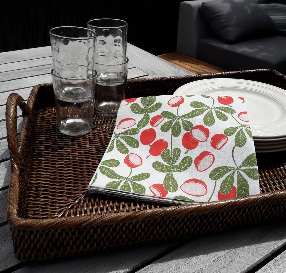 Plateaux - Collection Rotin Marron - BAOLGI