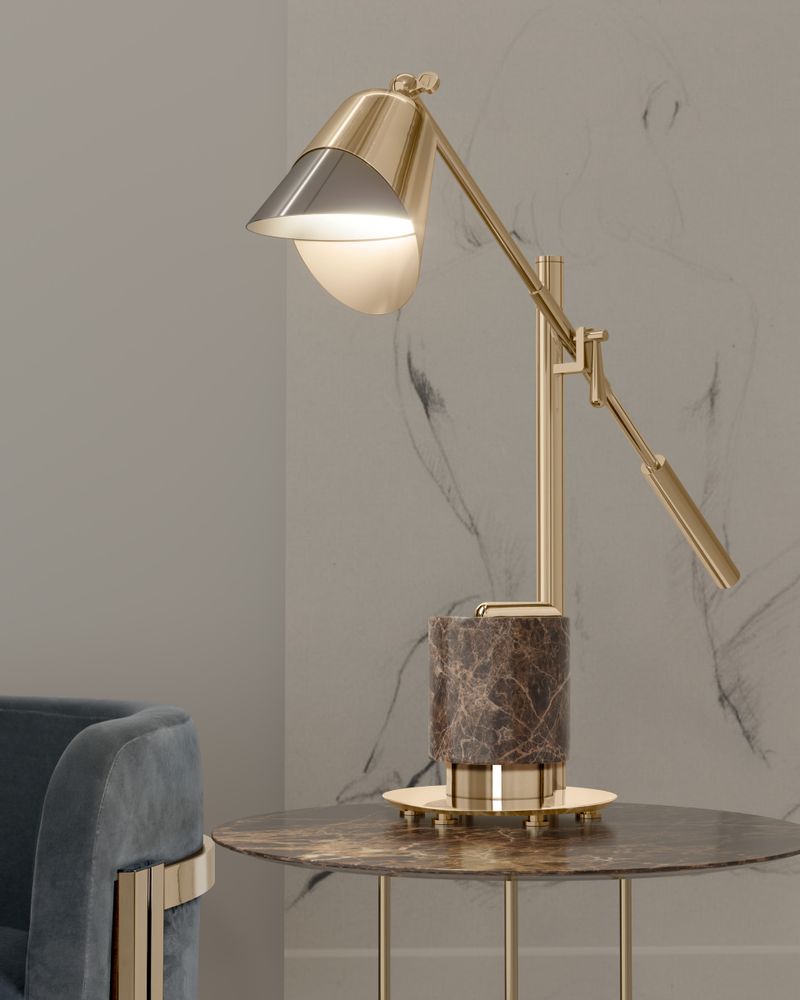 Hotel bedrooms - Savoye Table Lamp - CASTRO LIGHTING