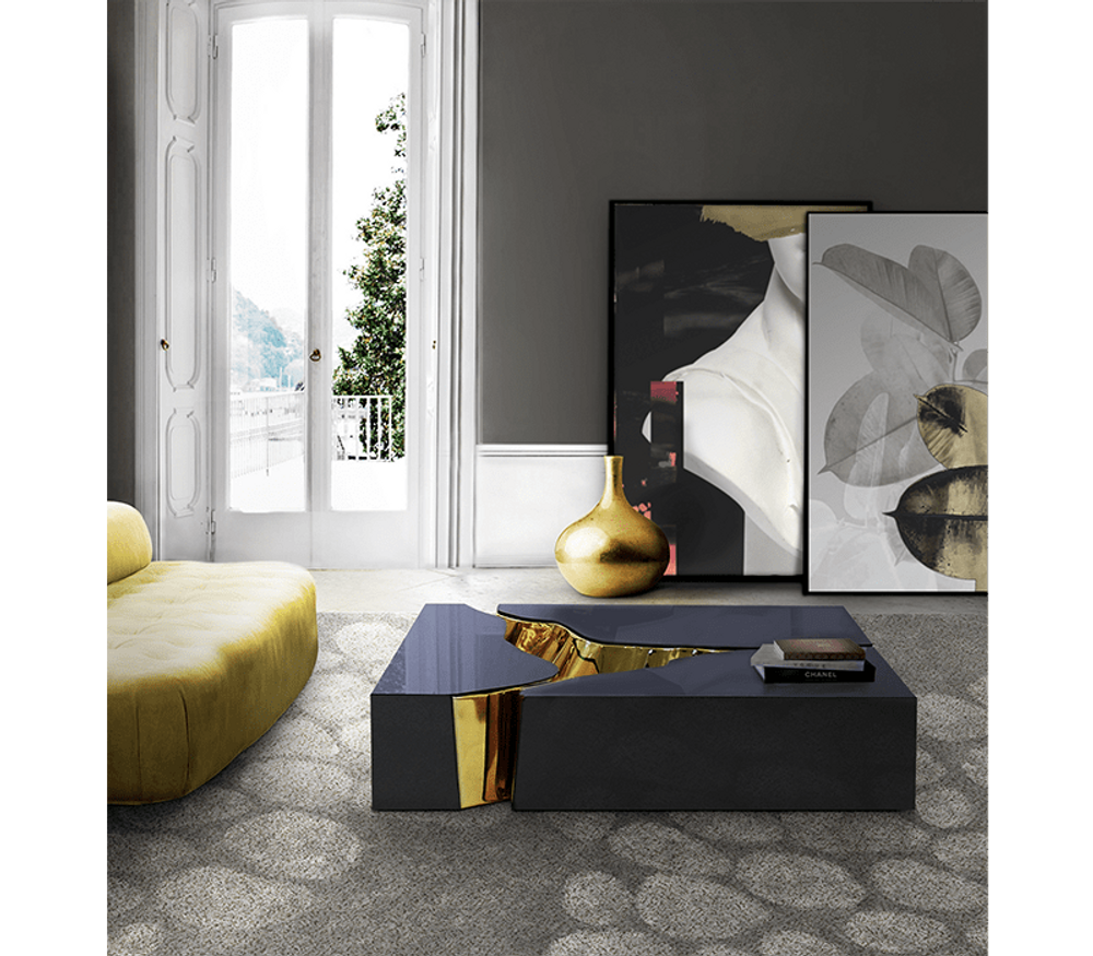 Tables basses - Table centrale LAPIAZ BLACK GOLD - BOCA DO LOBO
