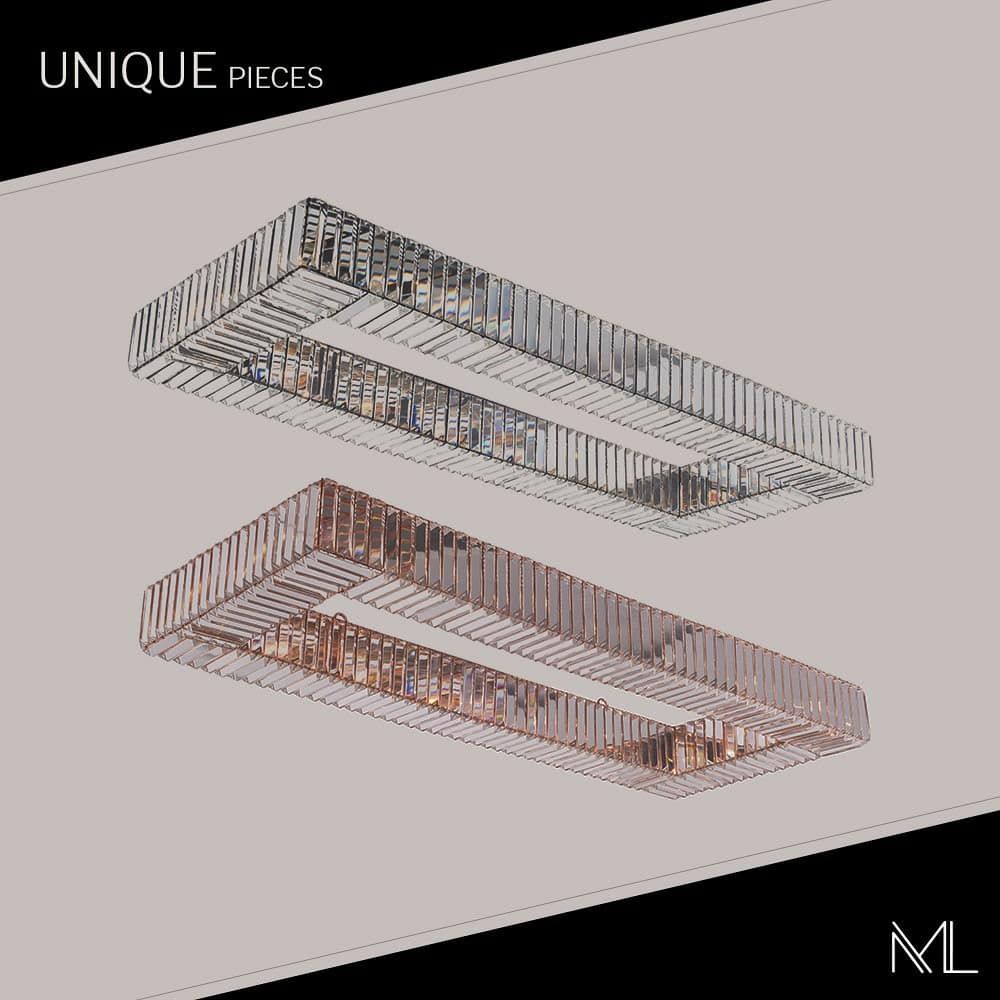 Decorative objects - KARMINA I Rectangle pendant lamp - MAZLOUM LIGHT