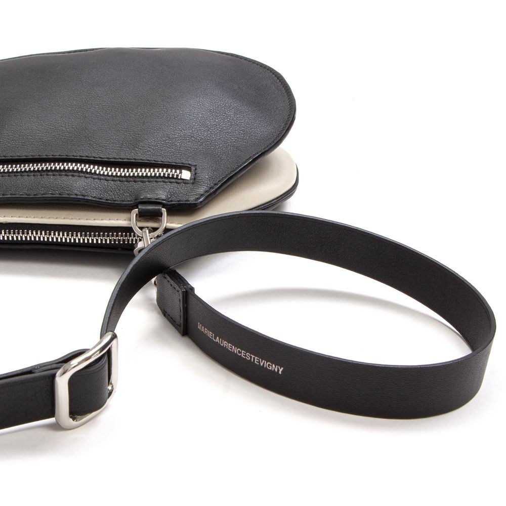 Sacs et cabas - Zip Maxi Cut Black - Pochette en cuir de haute qualité plate ultra fine à fermeture éclair - MLS-MARIELAURENCESTEVIGNY