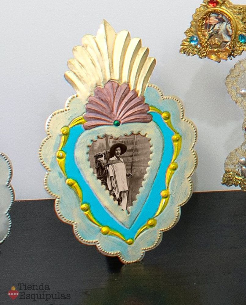 Miroirs - Cadre Antigua coeur - TIENDA ESQUIPULAS