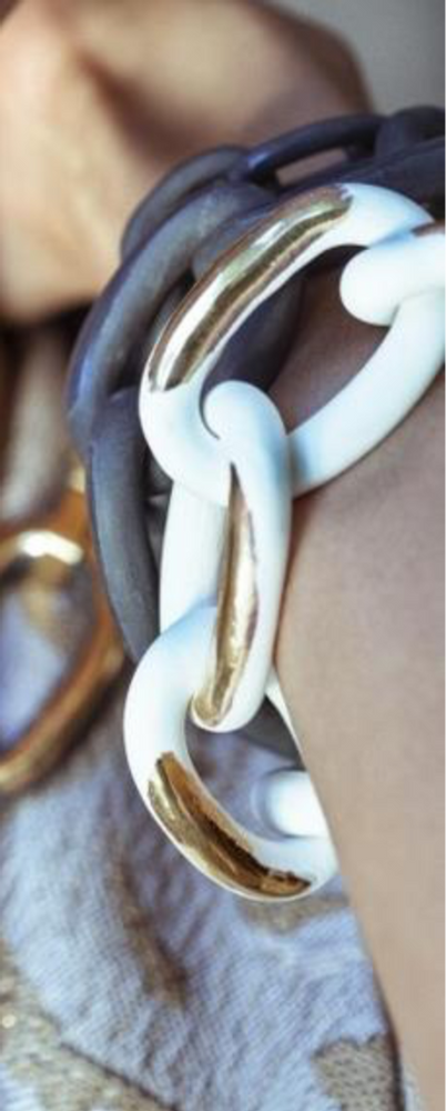 Bijoux - Chains bracelet 7 maillons - CHRISTINE'S - HANDMADE DESIGNERS ACCESSORIES