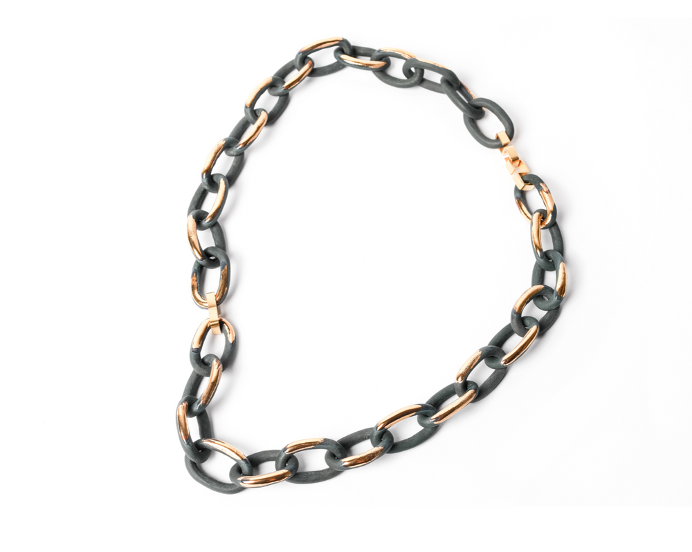 Jewelry - Chains Necklace 28 links - CHRISTINE'S - HANDMADE DESIGNERS ACCESSORIES