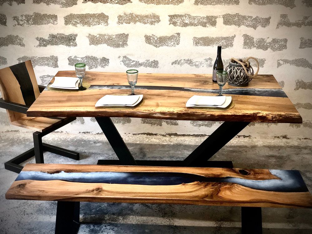 Tables Salle à Manger - Nos tables fond marin. - JIMMY ARTWOOD