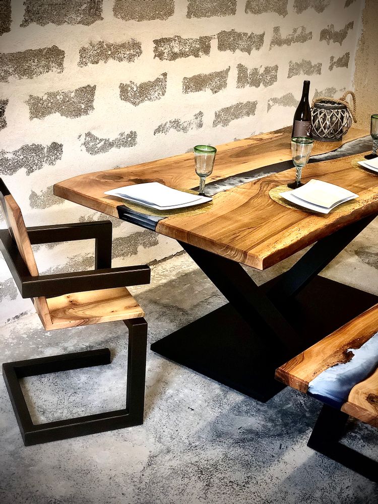 Tables Salle à Manger - Nos tables fond marin. - JIMMY ARTWOOD