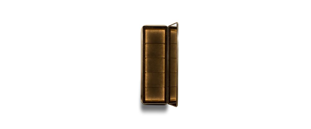 Storage boxes - Colosseum Tall Storage Display Case  - COVET HOUSE