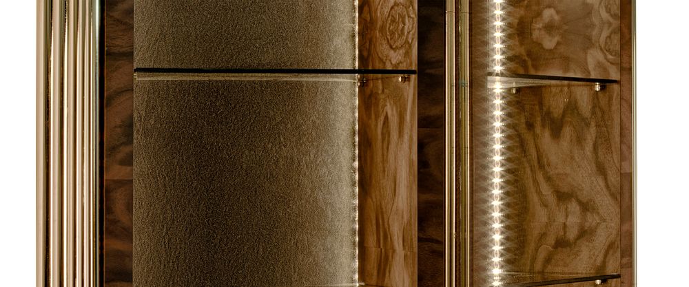 Storage boxes - Colosseum Tall Storage Display Case  - COVET HOUSE