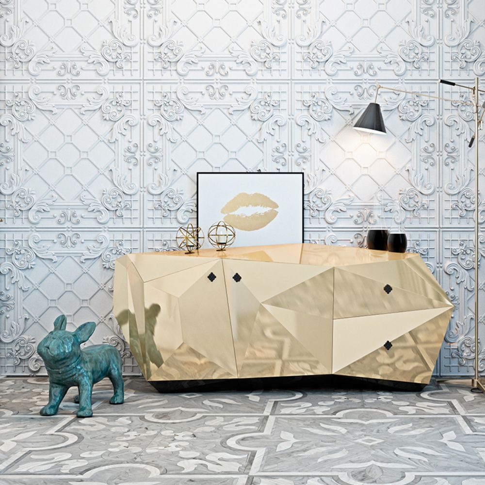 Buffets - BUFFET EN PYRITE DIAMANT - INSPLOSION
