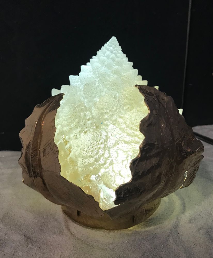 Design objects - lamp sculpture - ROMANESCO - PATRIZIA CORVAGLIA JEWELRY AND ART