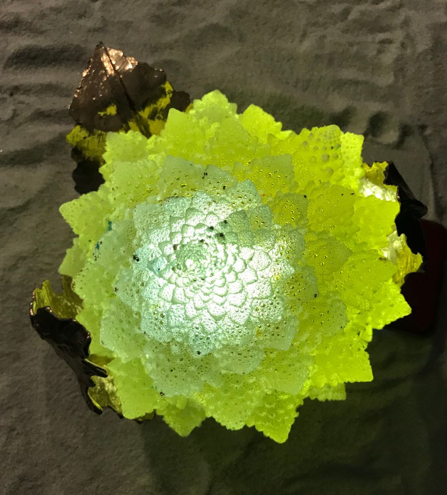 Design objects - lamp sculpture - ROMANESCO - PATRIZIA CORVAGLIA JEWELRY AND ART