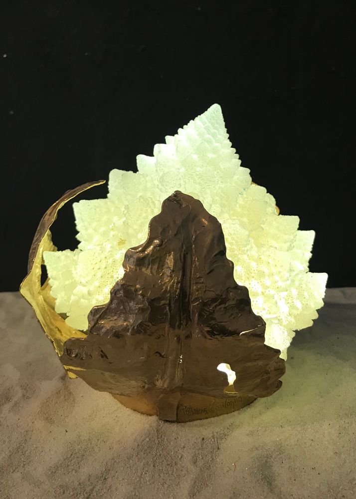 Design objects - lamp sculpture - ROMANESCO - PATRIZIA CORVAGLIA JEWELRY AND ART