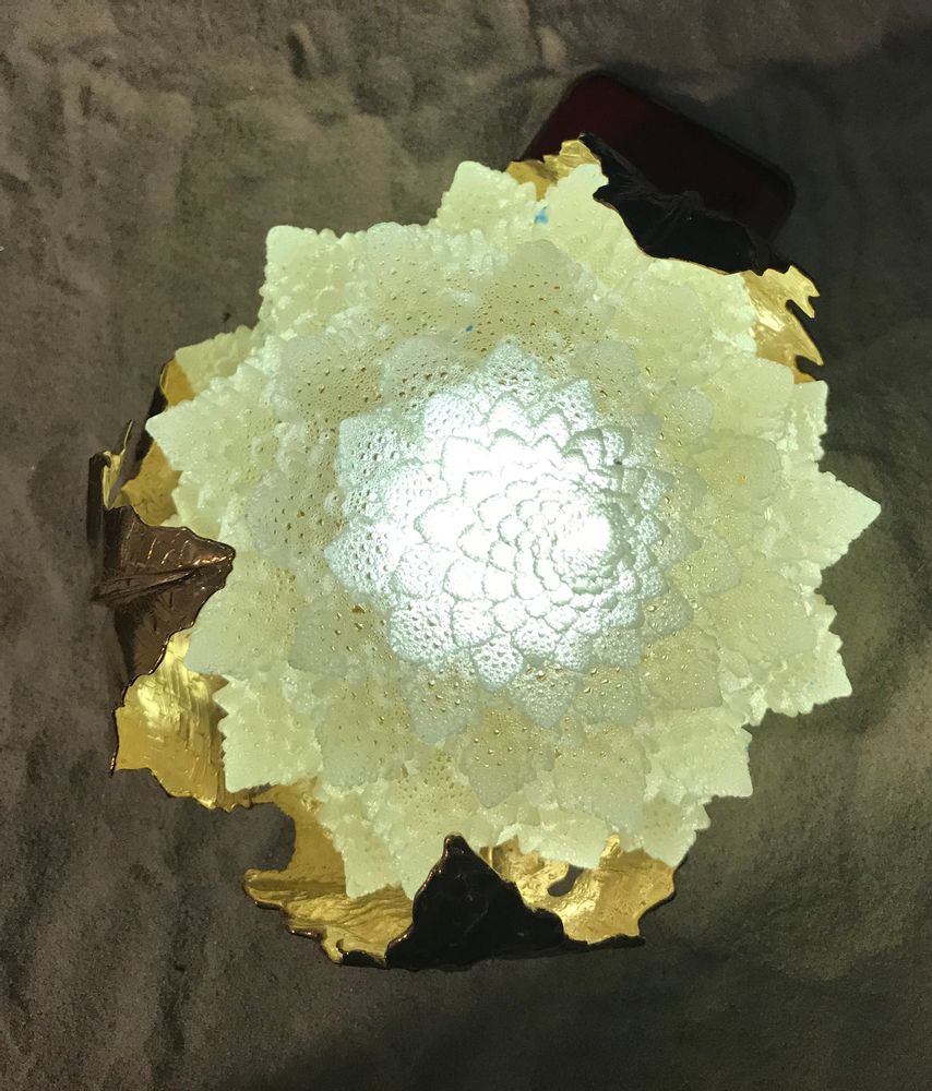 Design objects - lamp sculpture - ROMANESCO - PATRIZIA CORVAGLIA JEWELRY AND ART