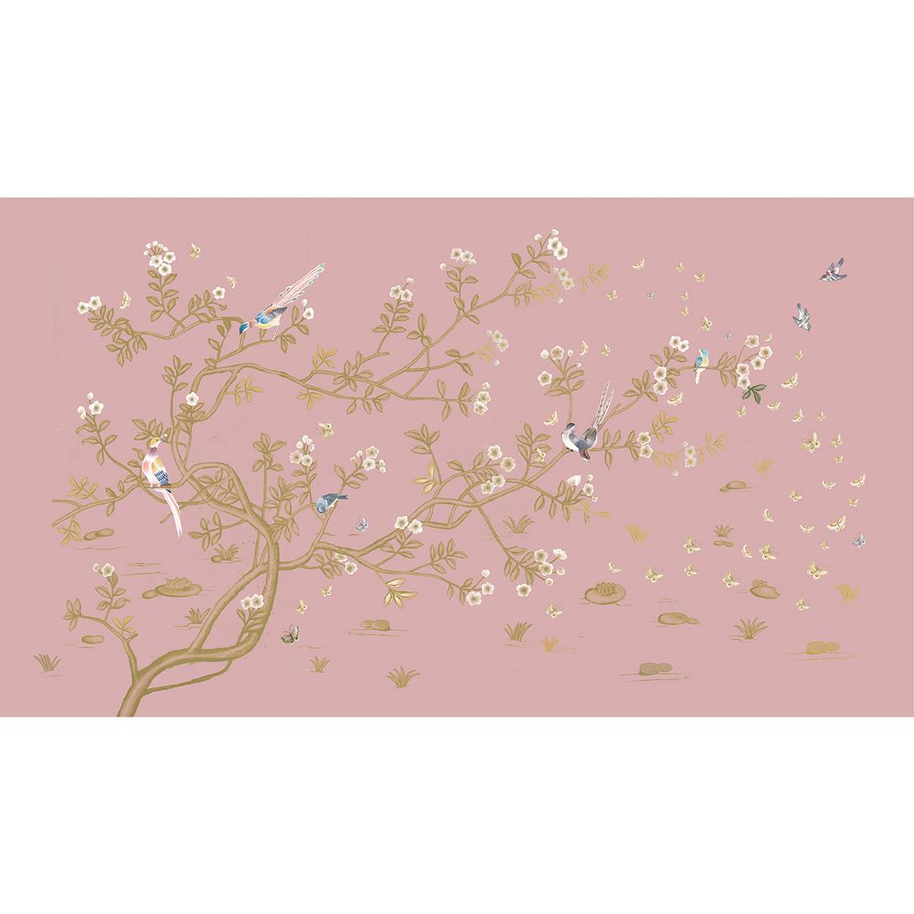 Other wall decoration - Birds & Butterflies Wallpaper - LALA CURIO LIMITED