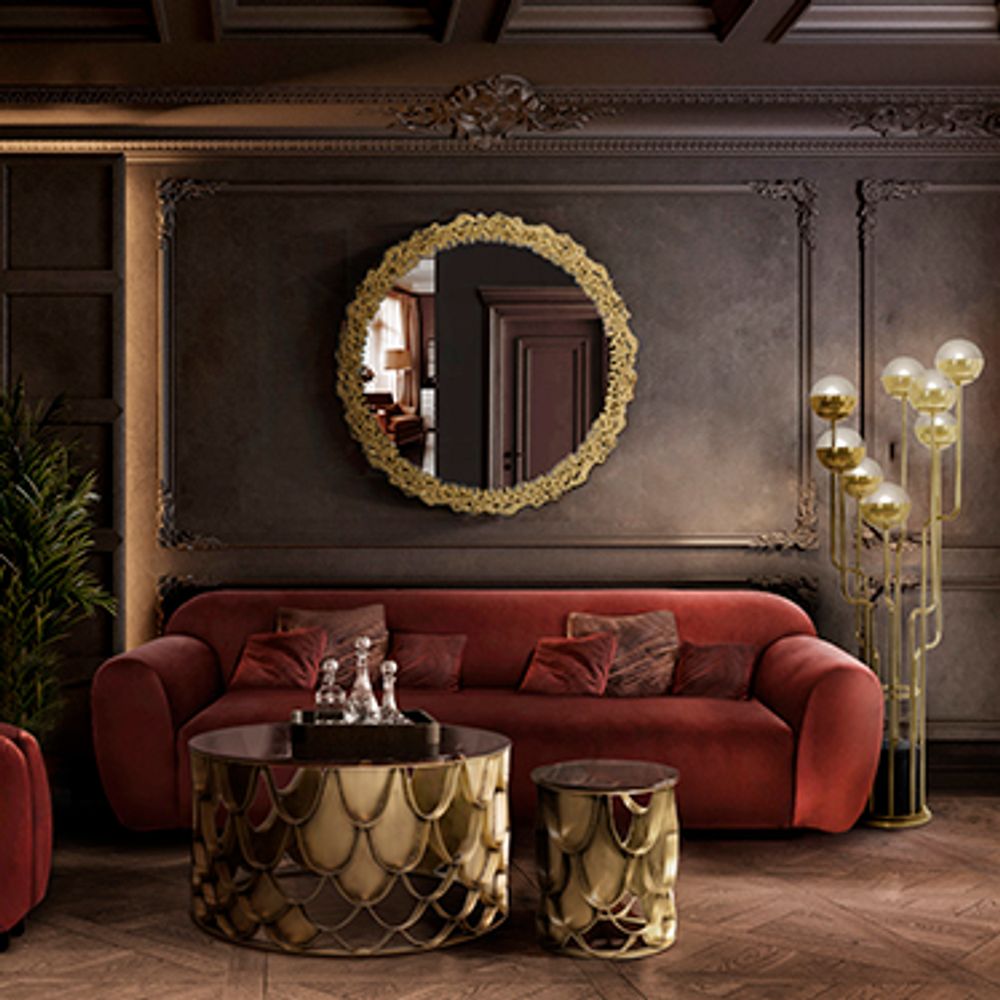 Mirrors - Cay Round Wall Mirror - BRABBU DESIGN FORCES