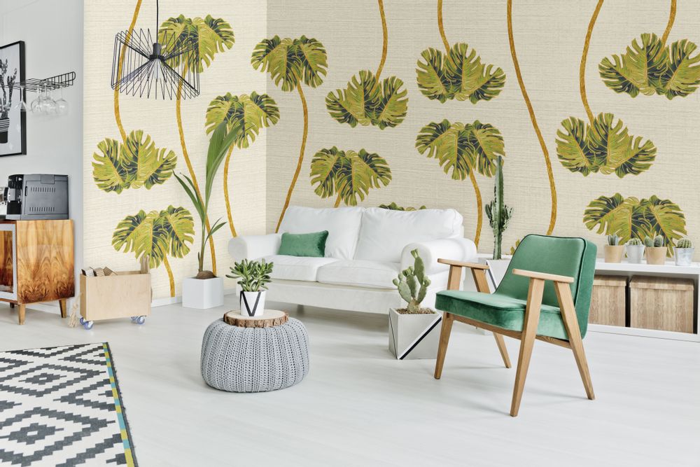 Other wall decoration - Dancing Palms Wallpaper - LALA CURIO LIMITED