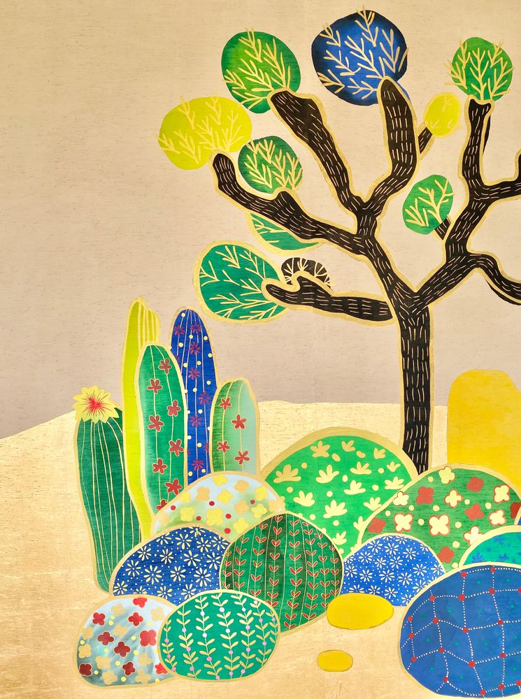Other wall decoration - Joshua Desert Wallpaper - LALA CURIO LIMITED