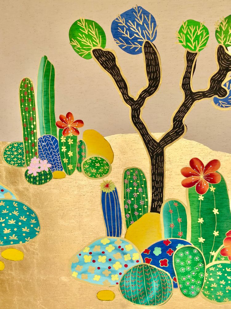 Other wall decoration - Joshua Desert Wallpaper - LALA CURIO LIMITED