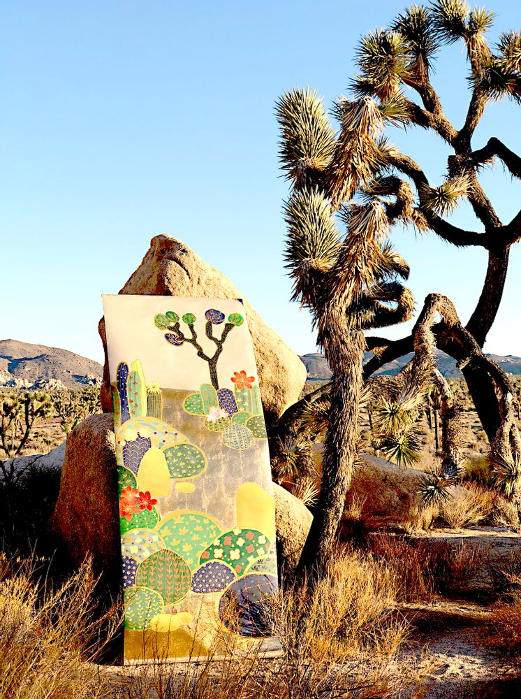 Other wall decoration - Joshua Desert Wallpaper - LALA CURIO LIMITED