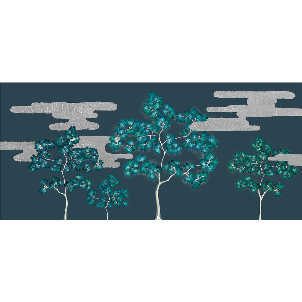Autres décorations murales - Papier peint Forêt au clair de lune - LALA CURIO LIMITED