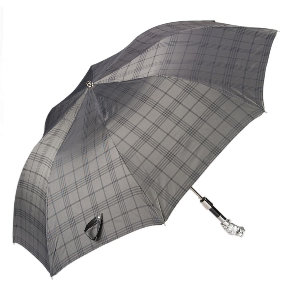 Objets de décoration - PARAPLUIE PLIANT CHOUETTE ARGENT - PASOTTI