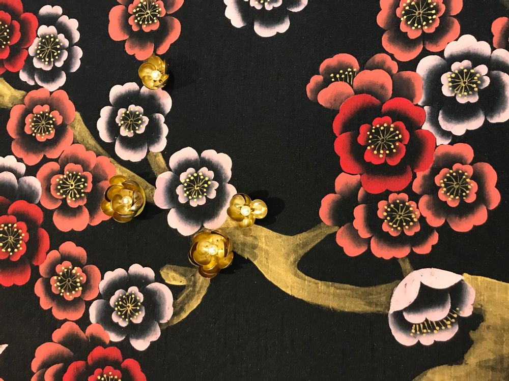 Other wall decoration - Cherry Blossoms Canopy Wallpaper - LALA CURIO LIMITED