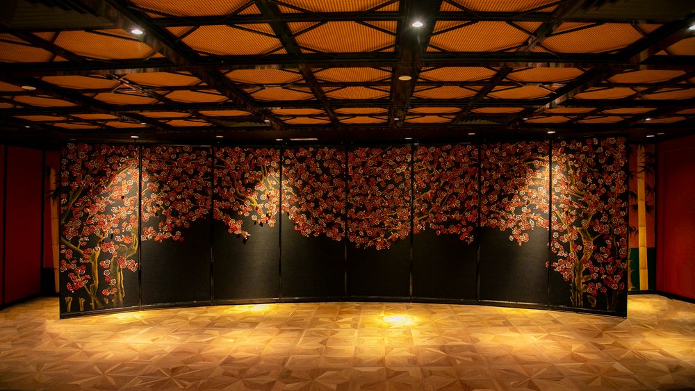 Other wall decoration - Cherry Blossoms Canopy Wallpaper - LALA CURIO LIMITED